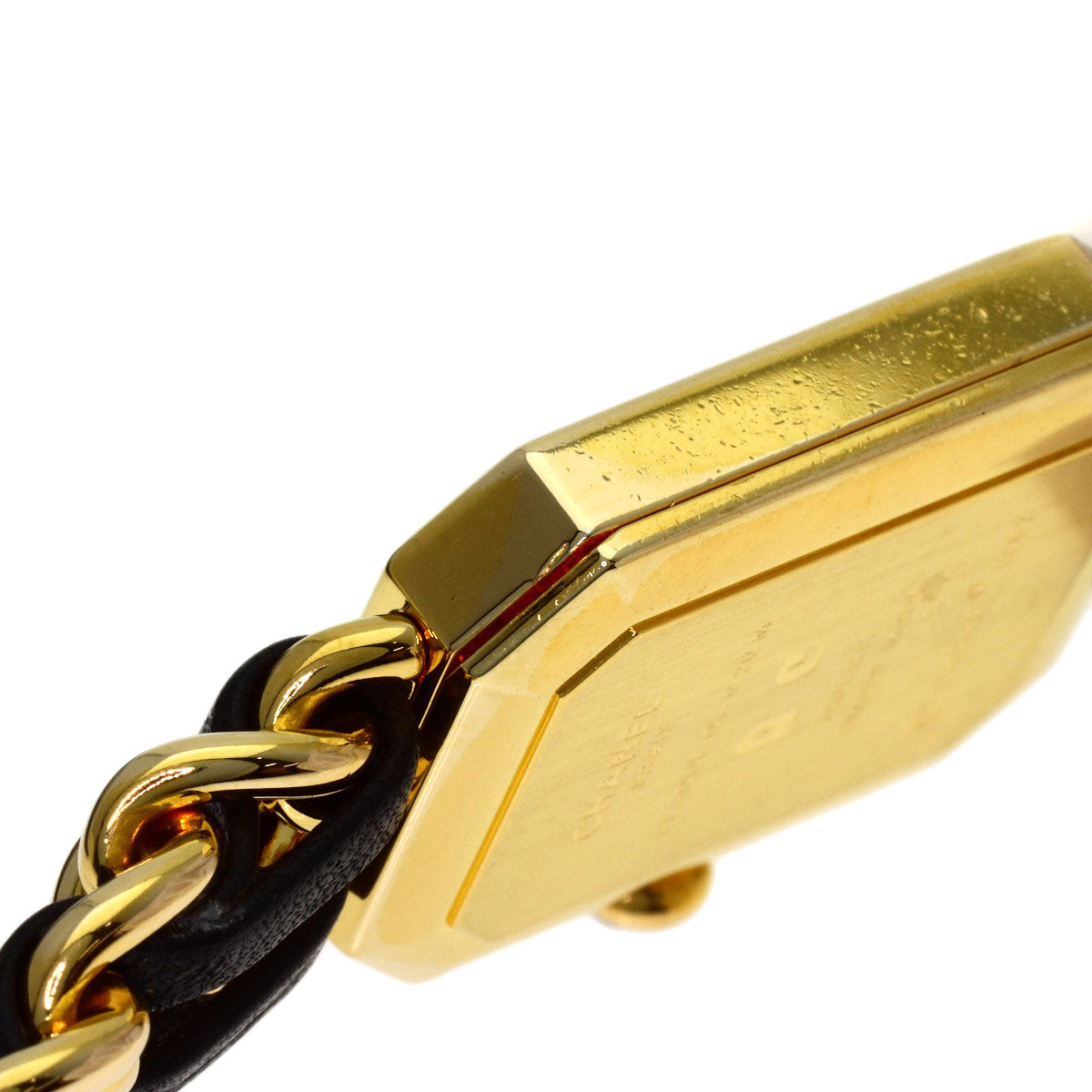 CHANEL Premiere Watches H0001 Gold Plated/GPxLeather mens