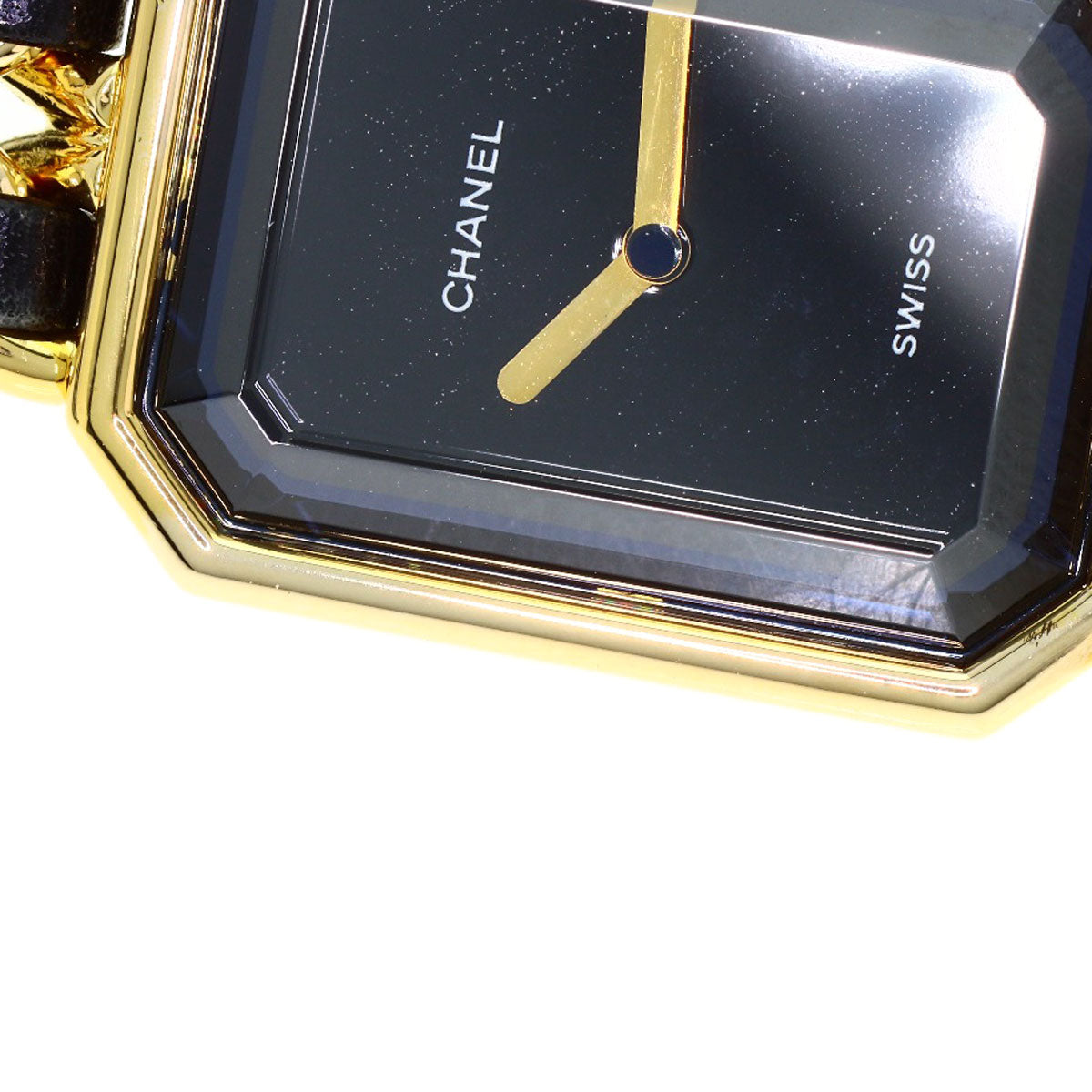 CHANEL Premiere Watches H0001 Gold Plated/GPxLeather mens