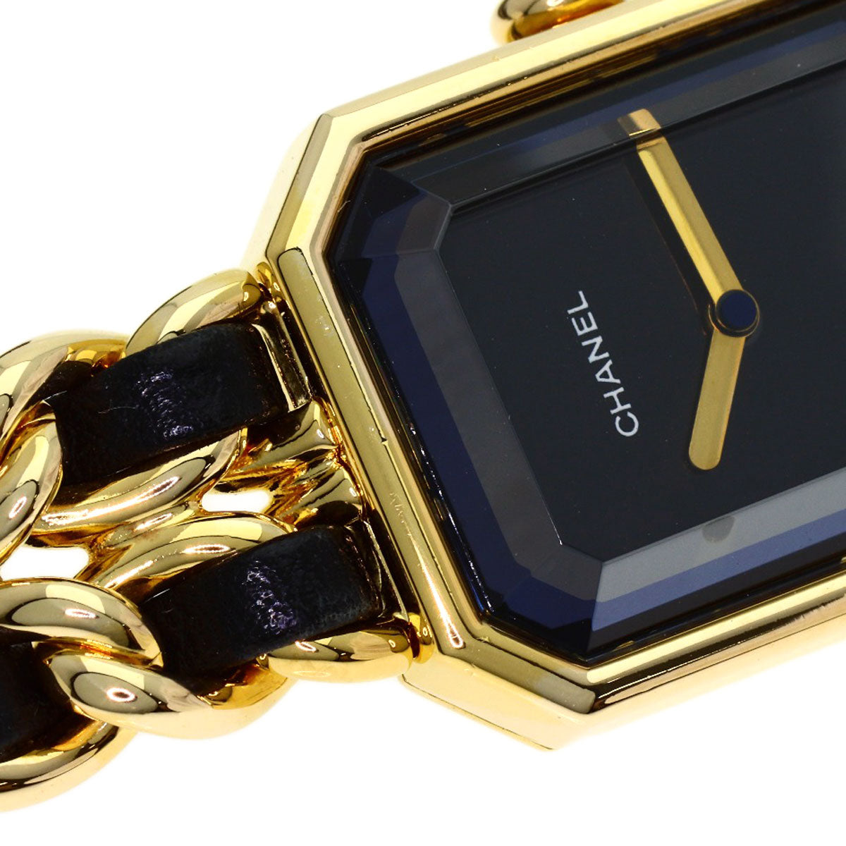 CHANEL Premiere Watches H0001 Gold Plated/GPxLeather mens