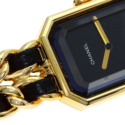 CHANEL Premiere Watches H0001 Gold Plated/GPxLeather mens
