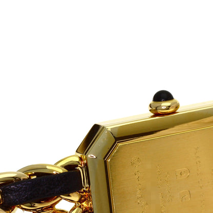 CHANEL Premiere Watches H0001 Gold Plated/GPxLeather mens