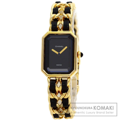 CHANEL Premiere Watches H0001 Gold Plated/GPxLeather mens