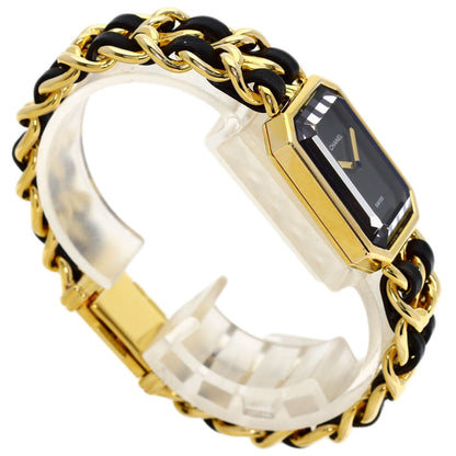 CHANEL Premiere Watches H0001 Gold Plated/GPxLeather mens