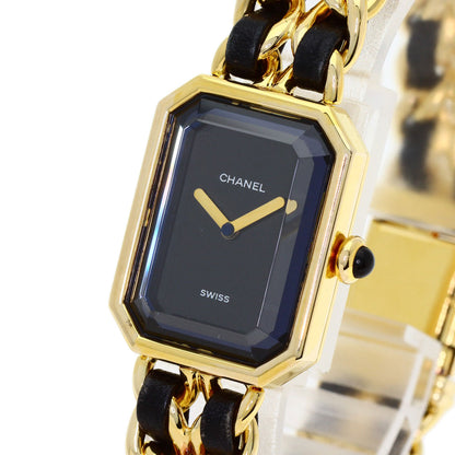 CHANEL Premiere Watches H0001 Gold Plated/GPxLeather mens