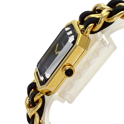 CHANEL Premiere Watches H0001 Gold Plated/GPxLeather mens