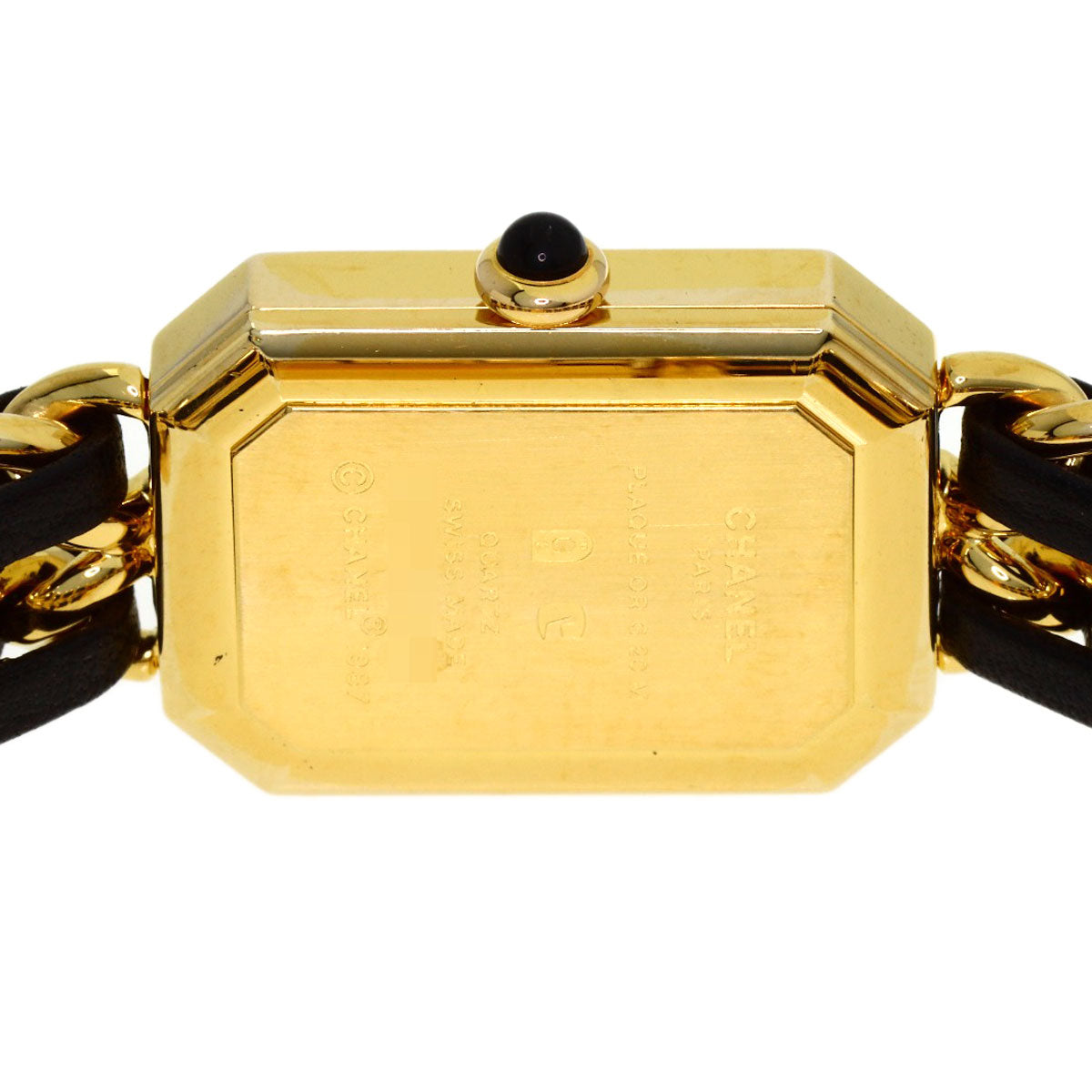 CHANEL Premiere Watches H0001 Gold Plated/GPxLeather mens