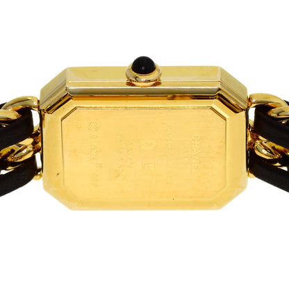 CHANEL Premiere Watches H0001 Gold Plated/GPxLeather mens