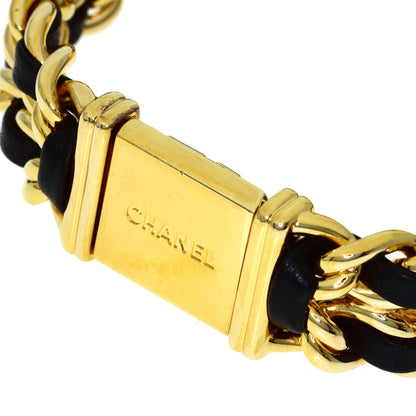 CHANEL Premiere Watches H0001 Gold Plated/GPxLeather mens