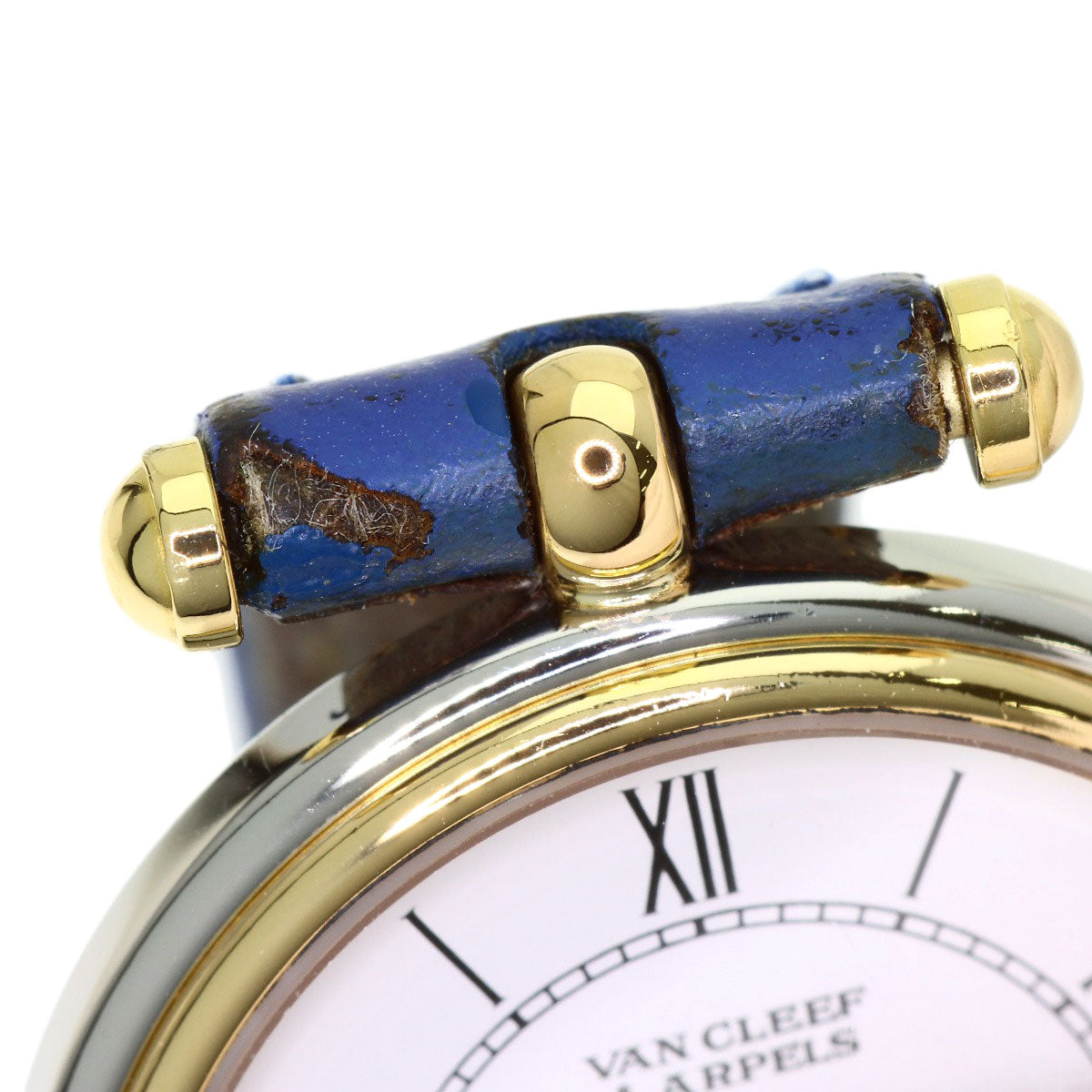 Van Cleef & Arpels La Collection Classic Watches 43.604.B4 Stainless Steel/Leather Ladies