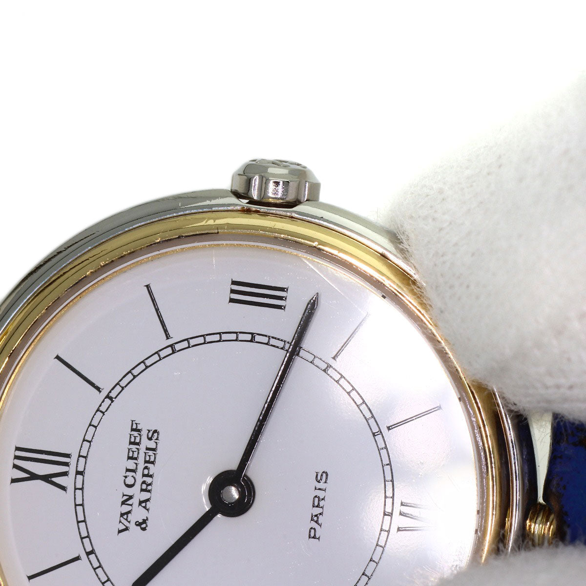 Van Cleef & Arpels La Collection Classic Watches 43.604.B4 Stainless Steel/Leather Ladies
