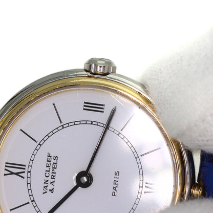 Van Cleef & Arpels La Collection Classic Watches 43.604.B4 Stainless Steel/Leather Ladies