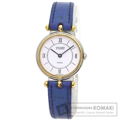 Van Cleef & Arpels La Collection Classic Watches 43.604.B4 Stainless Steel/Leather Ladies