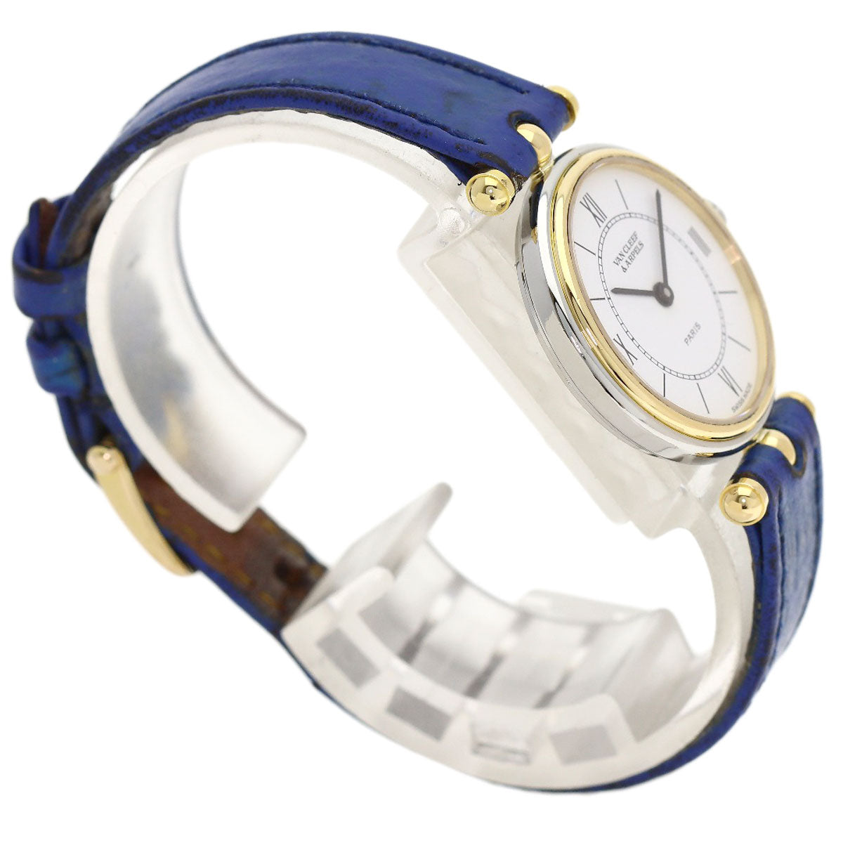 Van Cleef & Arpels La Collection Classic Watches 43.604.B4 Stainless Steel/Leather Ladies
