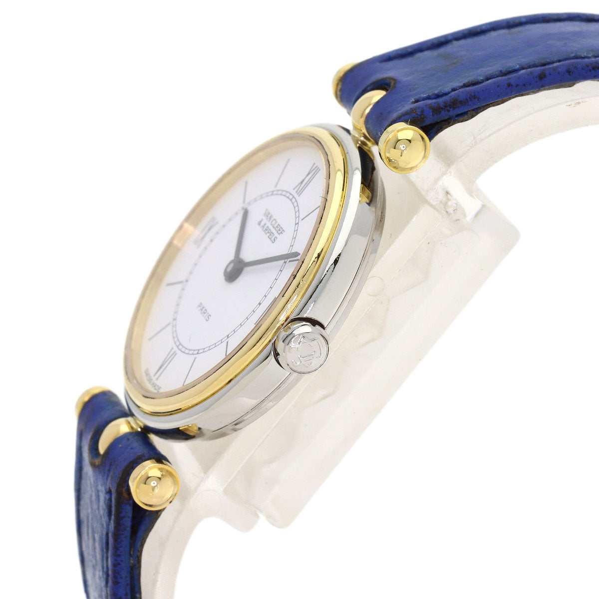Van Cleef & Arpels La Collection Classic Watches 43.604.B4 Stainless Steel/Leather Ladies