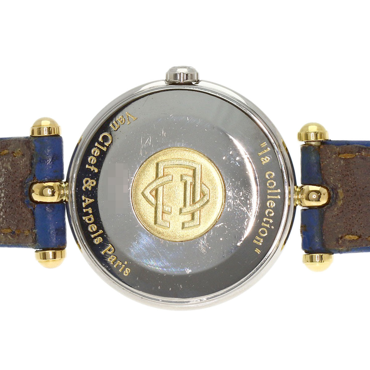 Van Cleef & Arpels La Collection Classic Watches 43.604.B4 Stainless Steel/Leather Ladies