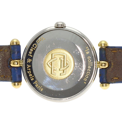 Van Cleef & Arpels La Collection Classic Watches 43.604.B4 Stainless Steel/Leather Ladies