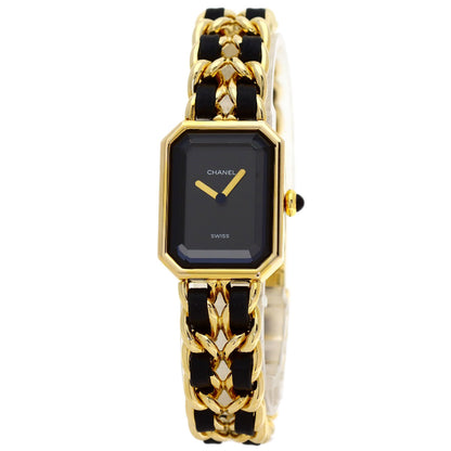 CHANEL Premiere Watches H0001 Gold Plated/GPxLeather Ladies