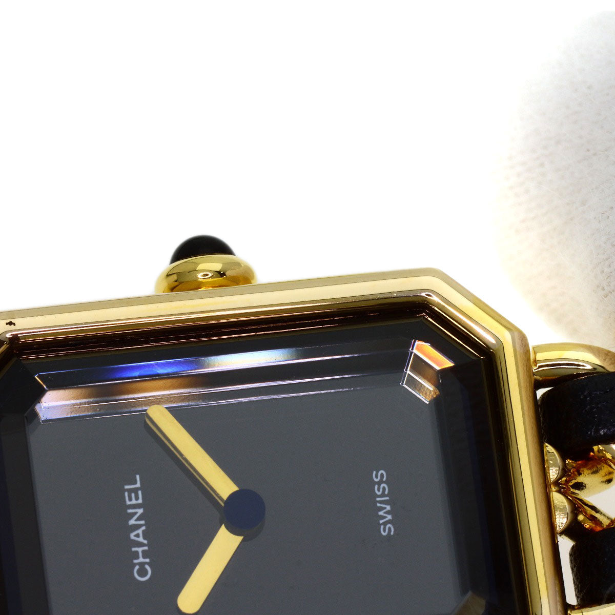 CHANEL Premiere Watches H0001 Gold Plated/GPxLeather Ladies