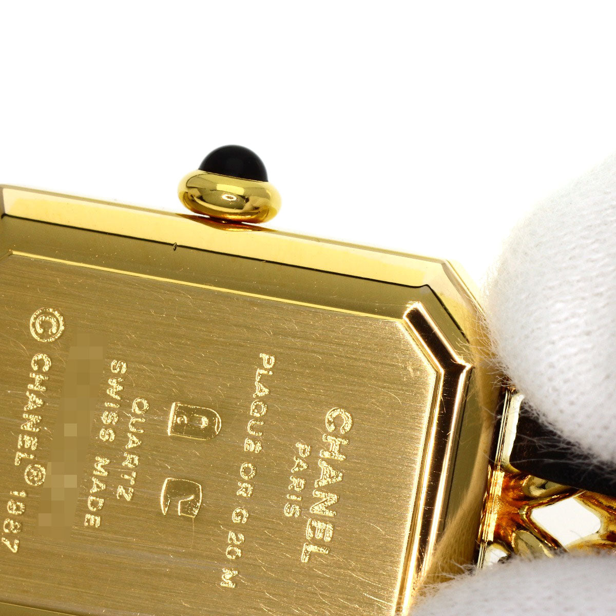 CHANEL Premiere Watches H0001 Gold Plated/GPxLeather Ladies