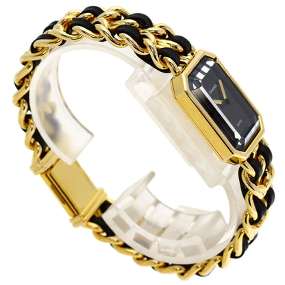 CHANEL Premiere Watches H0001 Gold Plated/GPxLeather Ladies