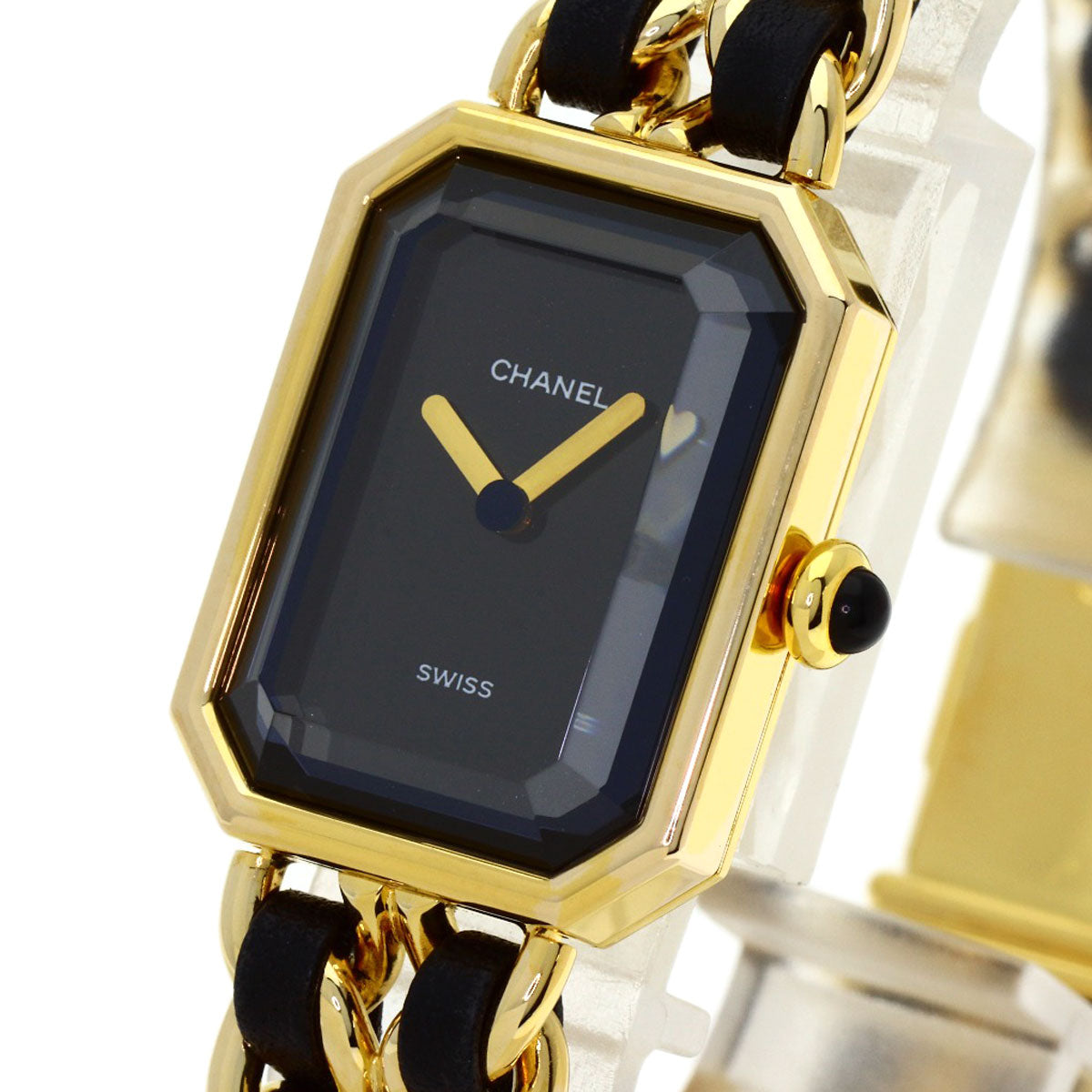 CHANEL Premiere Watches H0001 Gold Plated/GPxLeather Ladies