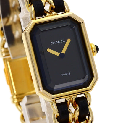 CHANEL Premiere Watches H0001 Gold Plated/GPxLeather Ladies