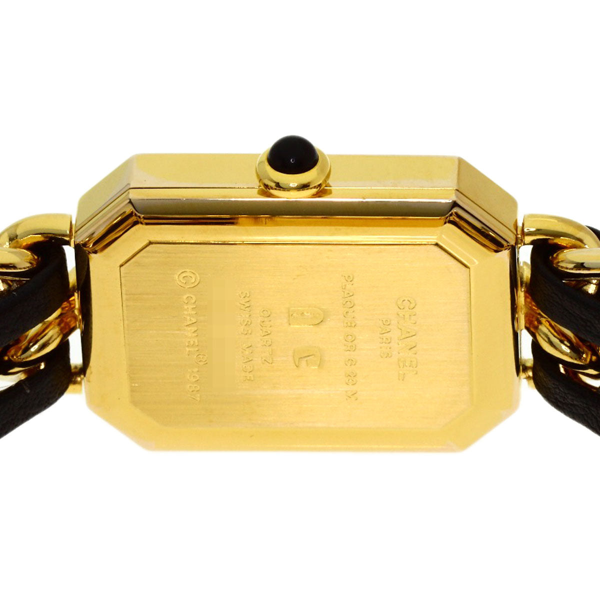 CHANEL Premiere Watches H0001 Gold Plated/GPxLeather Ladies