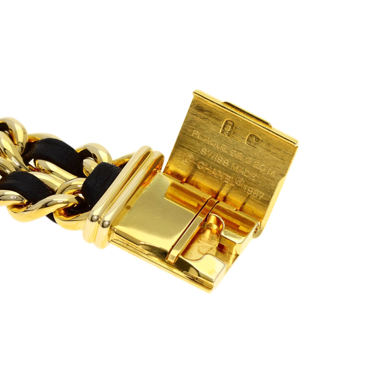 CHANEL Premiere Watches H0001 Gold Plated/GPxLeather Ladies