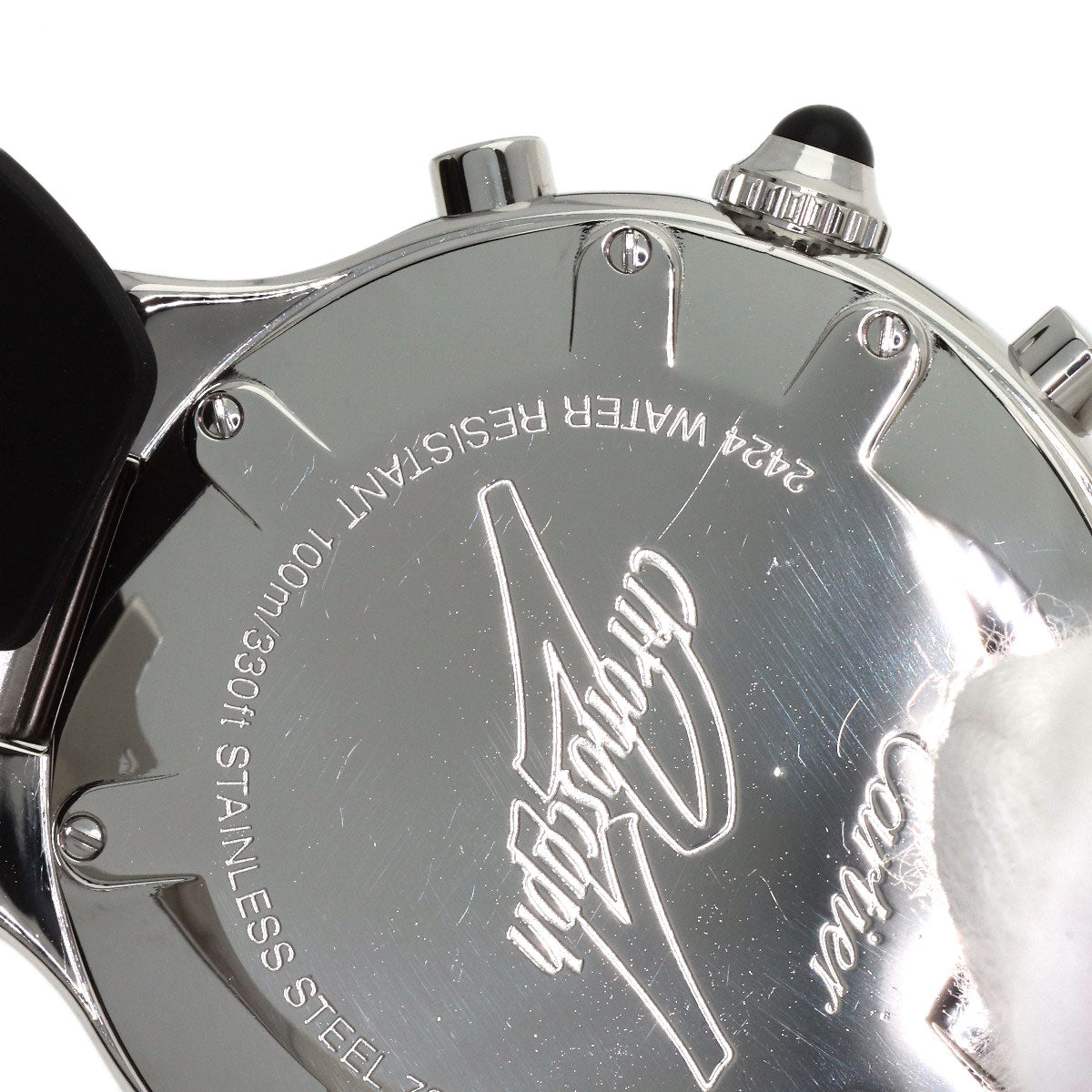 CARTIER 21 CHRONOSCAPH Watches W10125U2 Stainless Steel/Rubber mens