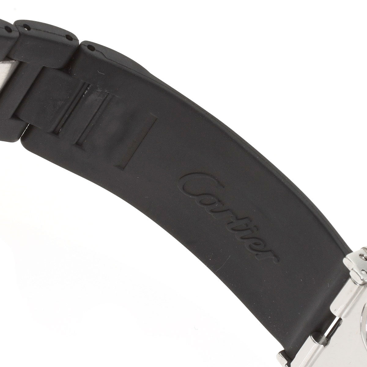 CARTIER 21 CHRONOSCAPH Watches W10125U2 Stainless Steel/Rubber mens