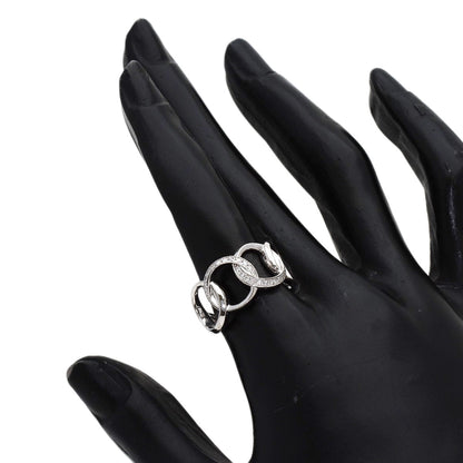 MIKIMOTO Circle Diamond Ring K18 White Gold Ladies [Used]