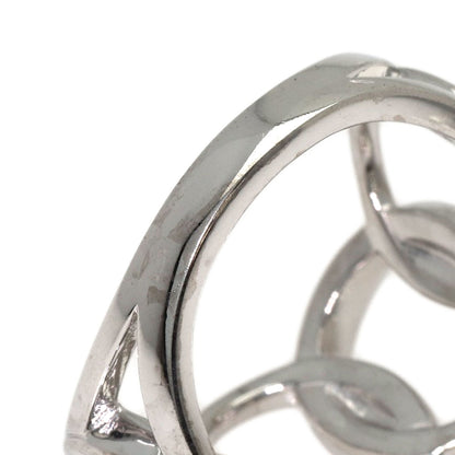 MIKIMOTO Circle Diamond Ring K18 White Gold Ladies [Used]