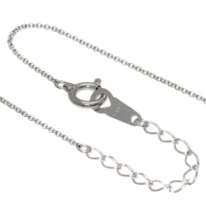 TASAKI Heart Diamond Necklace K18 White Gold Ladies [Used]
