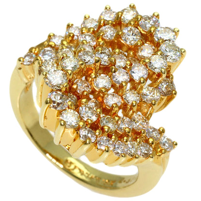 2.32ct Diamond JOSEHESSD Ring K18 Yellow Gold 10.4g　Ladies