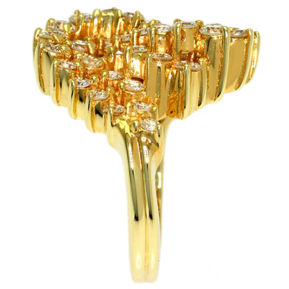 2.32ct Diamond JOSEHESSD Ring K18 Yellow Gold 10.4g　Ladies