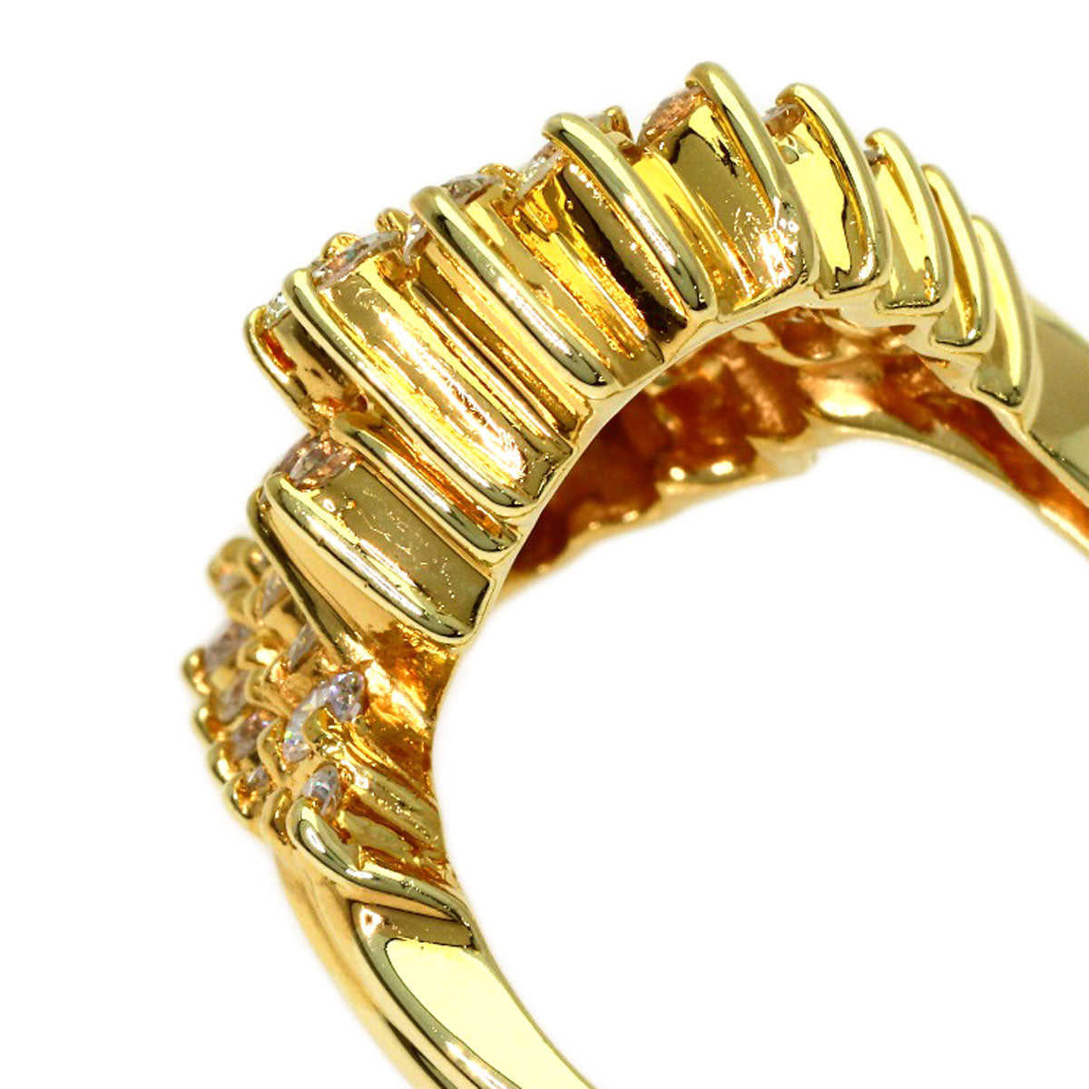 2.32ct Diamond JOSEHESSD Ring K18 Yellow Gold 10.4g　Ladies