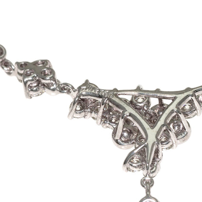 POLA Diamond Necklace K18 White Gold Ladies [Used]