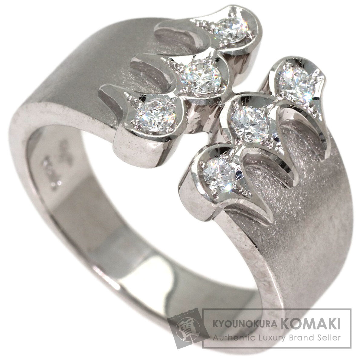 Kenji kiuchi Diamond Ring K18 White Gold Ladies [Used]