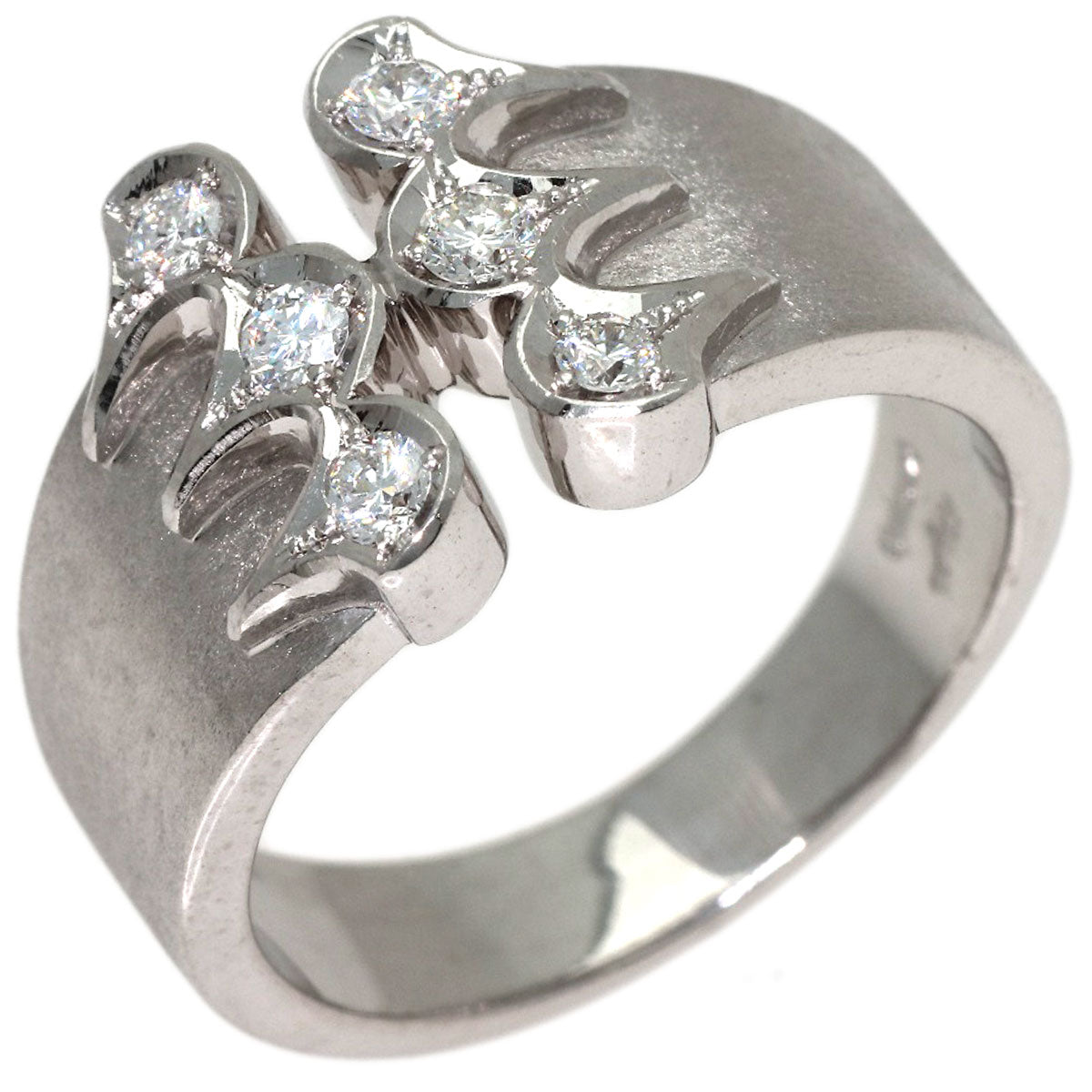 Kenji kiuchi Diamond Ring K18 White Gold Ladies [Used]