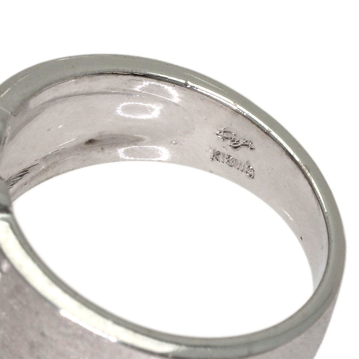 Kenji kiuchi Diamond Ring K18 White Gold Ladies [Used]