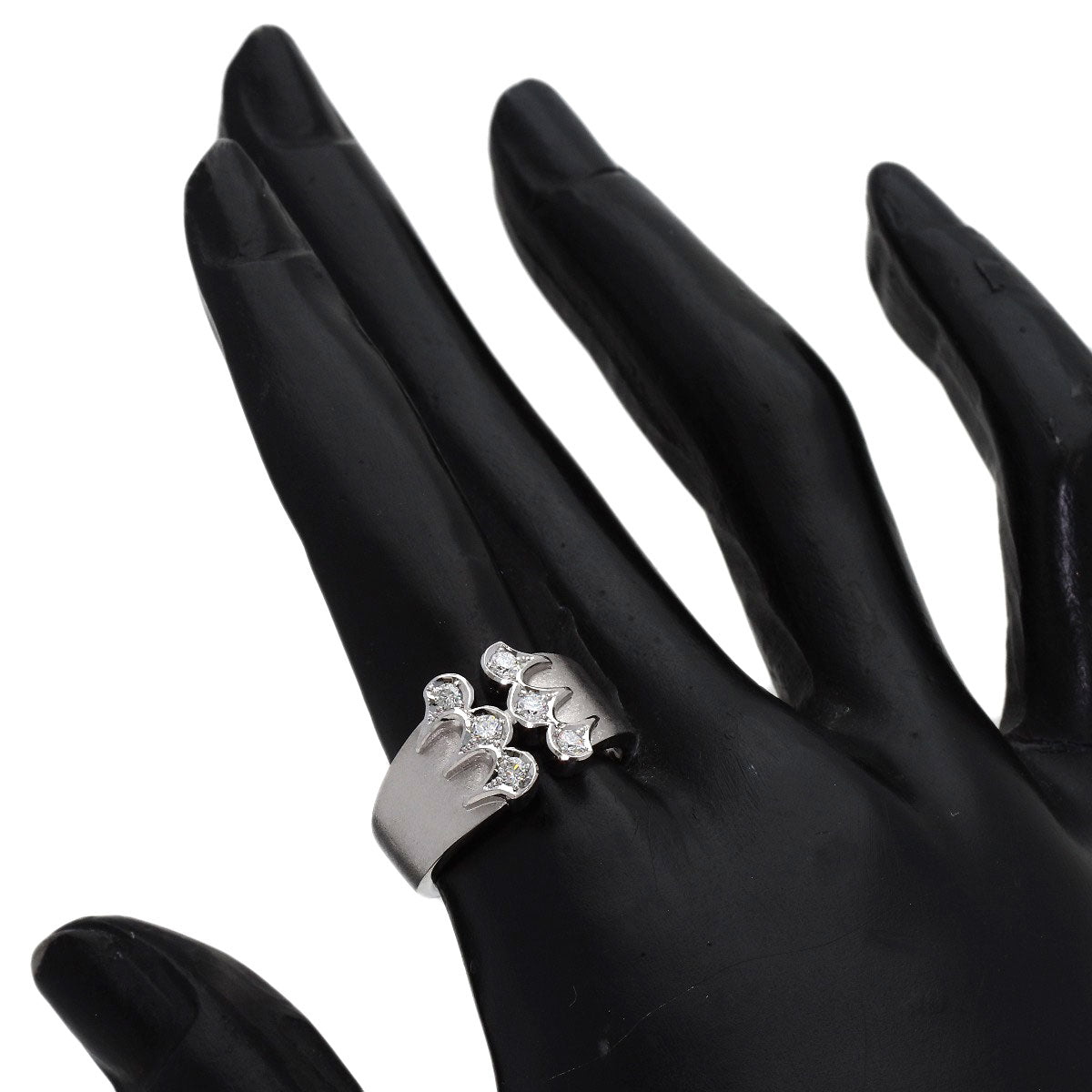 Kenji kiuchi Diamond Ring K18 White Gold Ladies [Used]