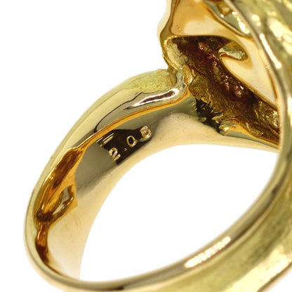 IWAKURA KOJI Pink Tourmaline Colored Stone Ring Platinum PT900 18K Yellow GoldLadies [Used]