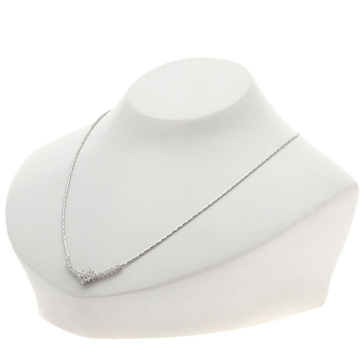 star sand Diamond Necklace Platinum PT900 PT850Ladies [Used]