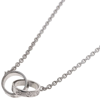 CARTIER Baby love Necklace K18 White Gold Ladies [Used]