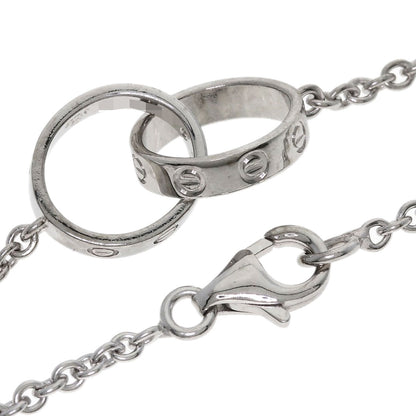 CARTIER Baby love Necklace K18 White Gold Ladies [Used]