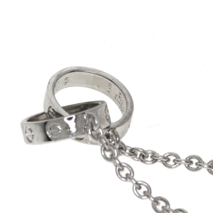 CARTIER Baby love Necklace K18 White Gold Ladies [Used]