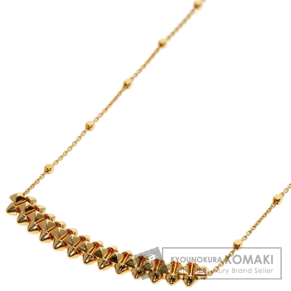 CARTIER Clash de Cartier Small Necklace K18 Pink Gold Ladies [Used]
