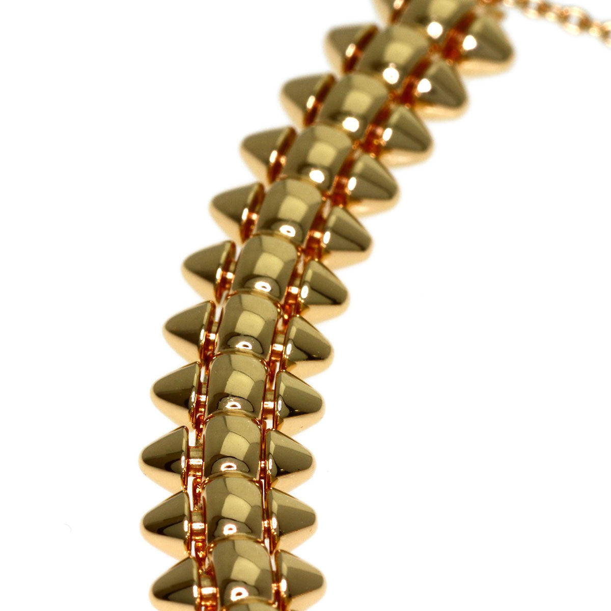 CARTIER Clash de Cartier Small Necklace K18 Pink Gold Ladies [Used]