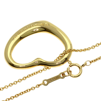 TIFFANY&Co. Open heart Necklace K18 Yellow Gold Ladies [Used]