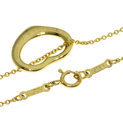 TIFFANY&Co. Open heart Necklace K18 Yellow Gold Ladies [Used]